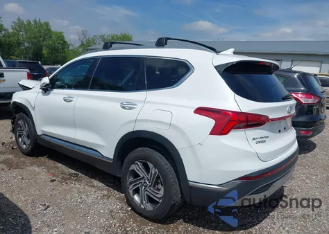 2021 Hyundai Santa Fe Sel из США, поврежденный, VIN 5NMS3DAJ7MH369751